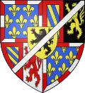 Blason de Antoine bâtard de Bourgogne (1421-1504)