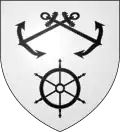 Blason de Caraquet (Nouveau-Brunswick, Canada).