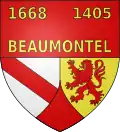 Blason de Beaumontel