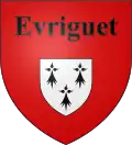 Blason de Évriguet