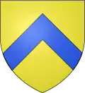 d'or au chevron d'azur