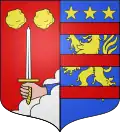Blason de MécleuvesFrontigny, Lanceumont