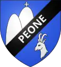 Blason de Péone