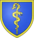 Une crosse épiscopale.Ville de Saint-Léonard-des-Bois.