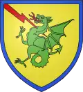 Dragon foudroyé. Ville de Saint-Dyé-sur-Loire