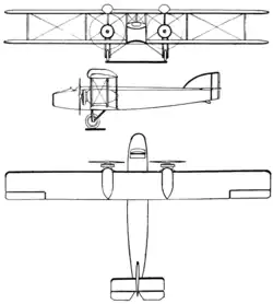 Description de l'image Bleriot 165 3-view Les Ailes March 8,1928.png.