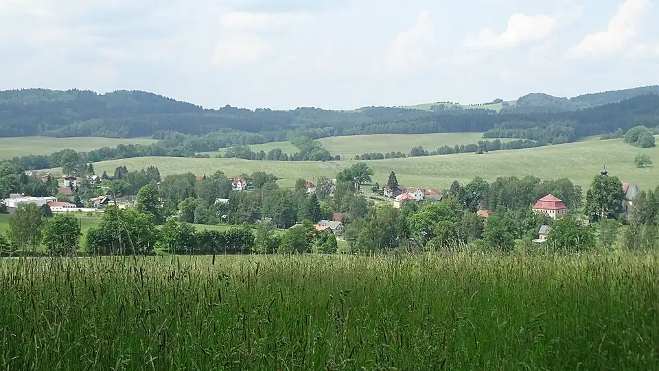 Lobendava : vue générale.