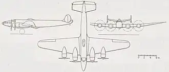 vue en plan de l’avion