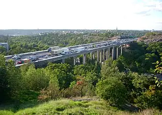 Le viaduc de Blommensberg en 2010.