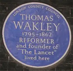 Thomas Wakley.