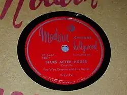 Description de l'image Blues After Hours record label.jpg.