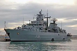 illustration de Classe Brandenburg (frégate)