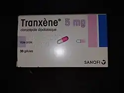 Boîte de Tranxène 5mg