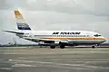 Boeing 737 d'Air Toulouse International à Faro au Portugal en 1996