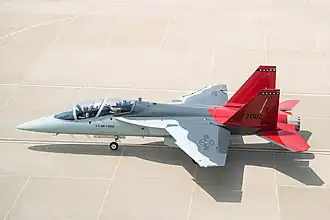 Vue de l'avion.