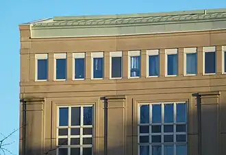 Partie de la façade nord.