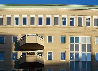 Partie de la façade sud.