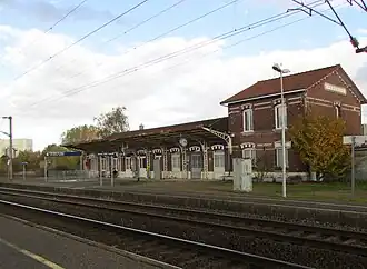 La gare de Bohain en 2017.