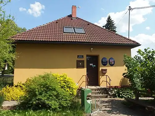 Bohuňov : rue principale.