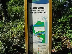 panneau entrée de la base