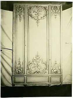 Autres panneaux de boiseries provenant du cabinet.