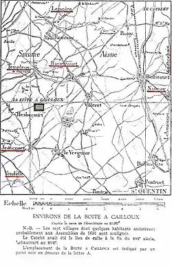 Plan des 7 villages.