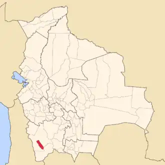Province d'Enrique Baldivieso