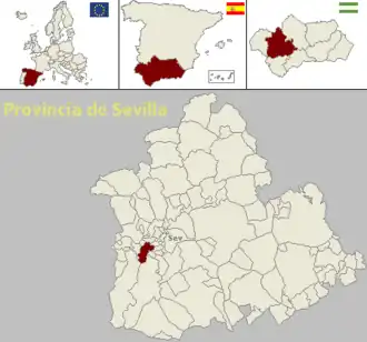 Localisation de Bollullos de la Mitación