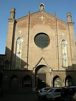 Façade de l'église.