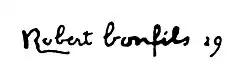 signature de Robert Bonfils
