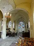 Vue dans la chapelle sud.