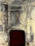 Porte de l'escalier.