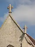 Fleurons du pignon.