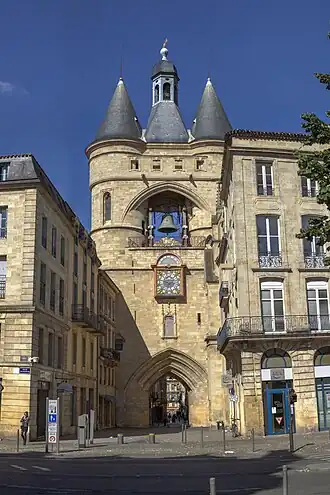 Grosse cloche, ancien beffroi de Bordeaux, XVe&nbsp;siècle.