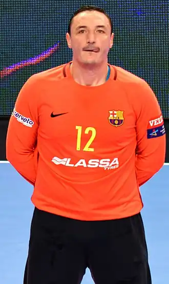 Borko Ristovski en 2016 avec le Barça