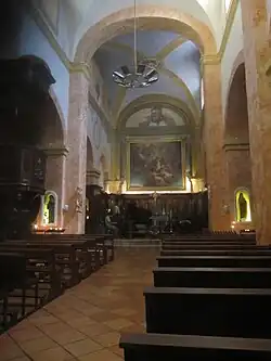 Intérieur de l'église.