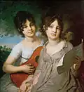 Les filles du prince Gavriil Petrovitch (Vladimir Borovikovski, 1802)