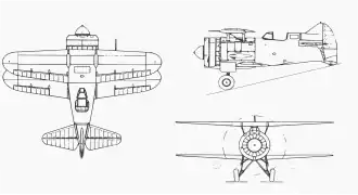 vue en plan de l’avion