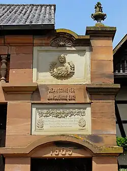 Détail ferme, 12 rue Principale,.