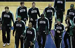 Joueurs des Celtics en avril 2011