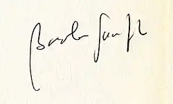 signature de Boualem Sansal