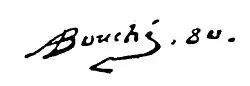 signature de Louis-Alexandre Bouché