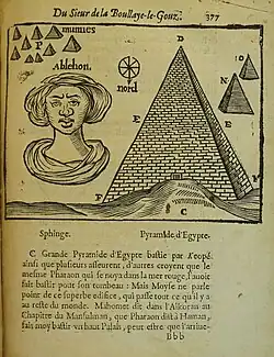 La pyramide de Gizeh.