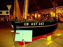 Émile, canot à Bourcet-malet.