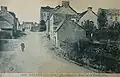 Le bourg de Bréhan vers 1910 (carte postale).