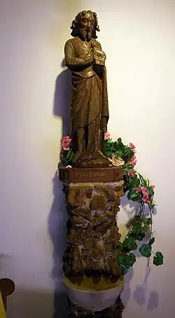 Statue polychrome de saint Jean-Baptiste (XVIe&nbsp;siècle)