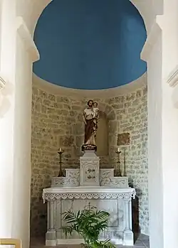 L'absidiole sud et l'autel saint Joseph