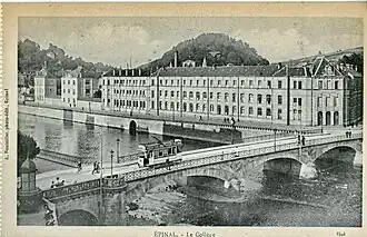 ... sur le pont de la Moselle...