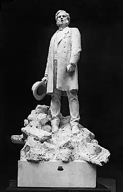 Monument à Jean-Baptiste Baudin (Salon de 1901), modèle en plâtre, localisation inconnue.