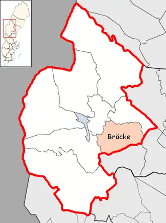Localisation de Bräcke